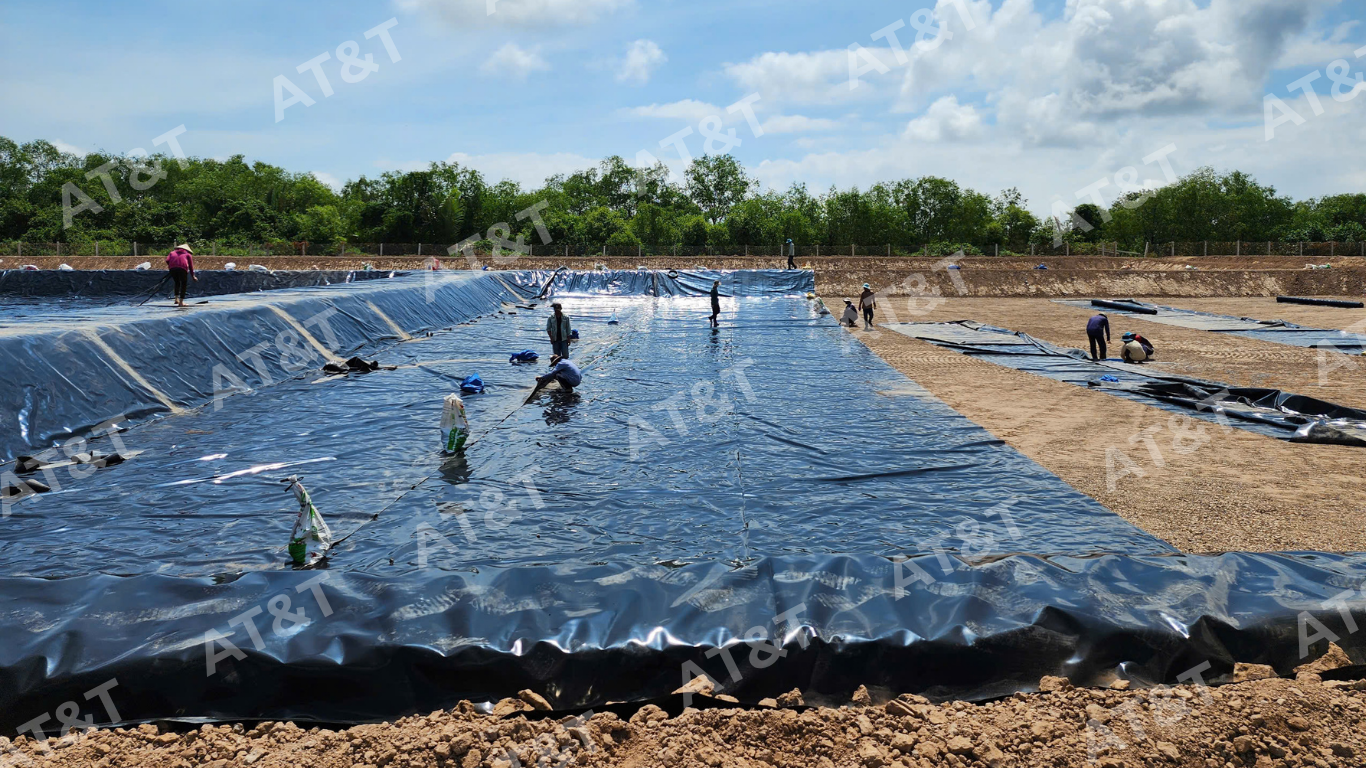 Thi công màng chống thấm HDPE tại dự án của AT&T
