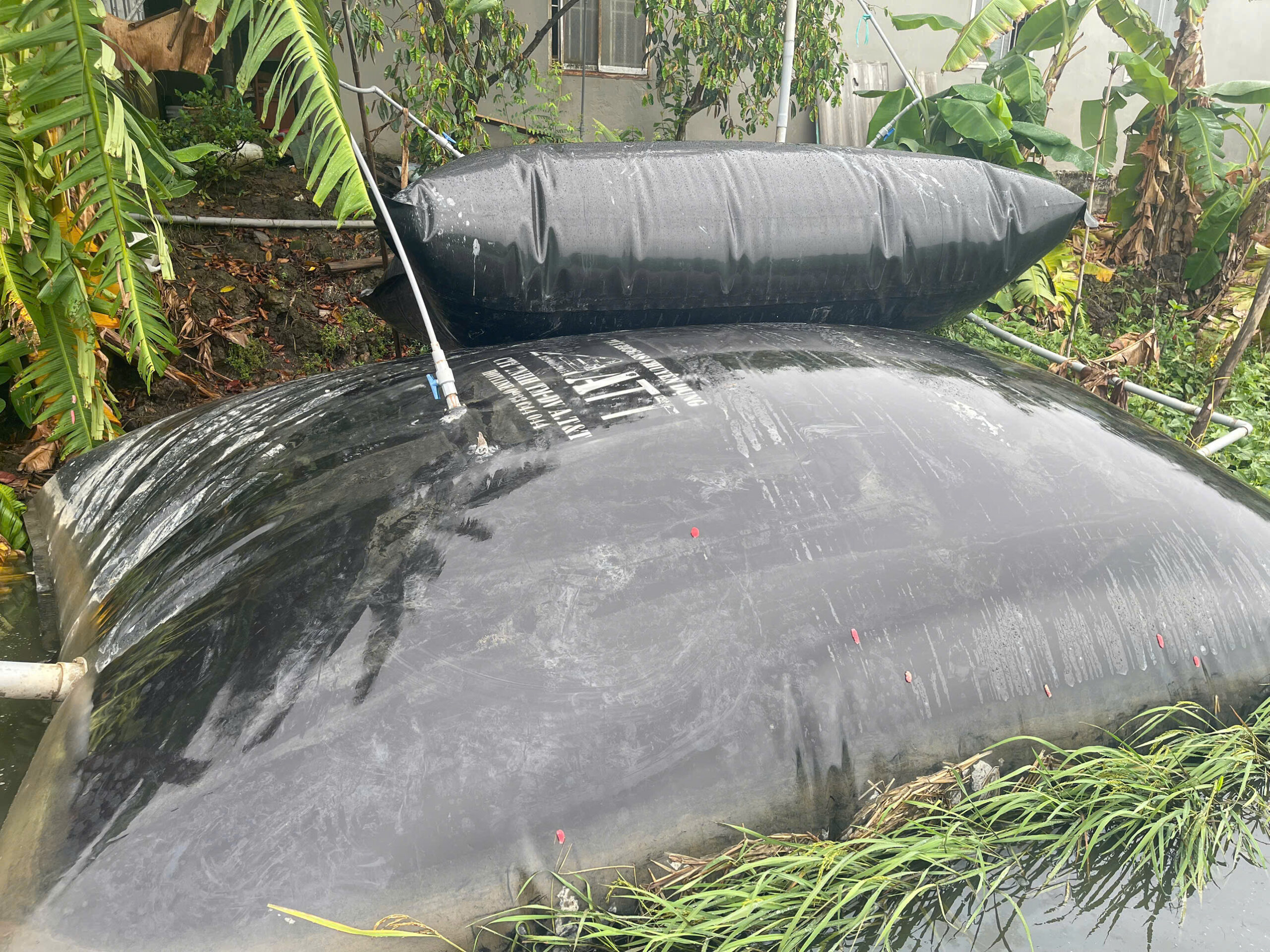 Túi Trữ khí Biogas HDPE - Giải pháp giúp bà con chủ động được lượng khí đốt.